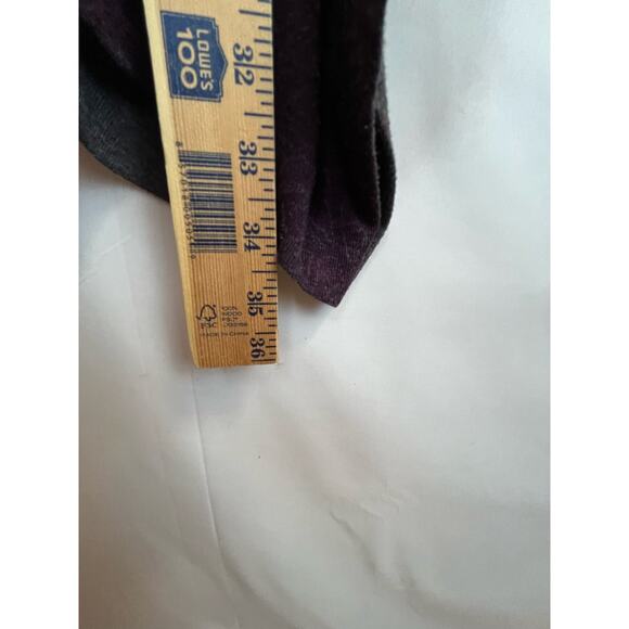 Soft Surroundings Women's Med Purple/Gray Floral Print Long Sleeve Tunic Sweater - Picture 5 of 8